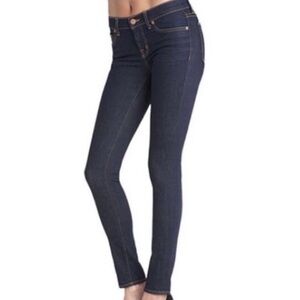 J Brand Scarlett Seven Eights Ink Wash Mid Rise Skinny Denim Jeans Size 28